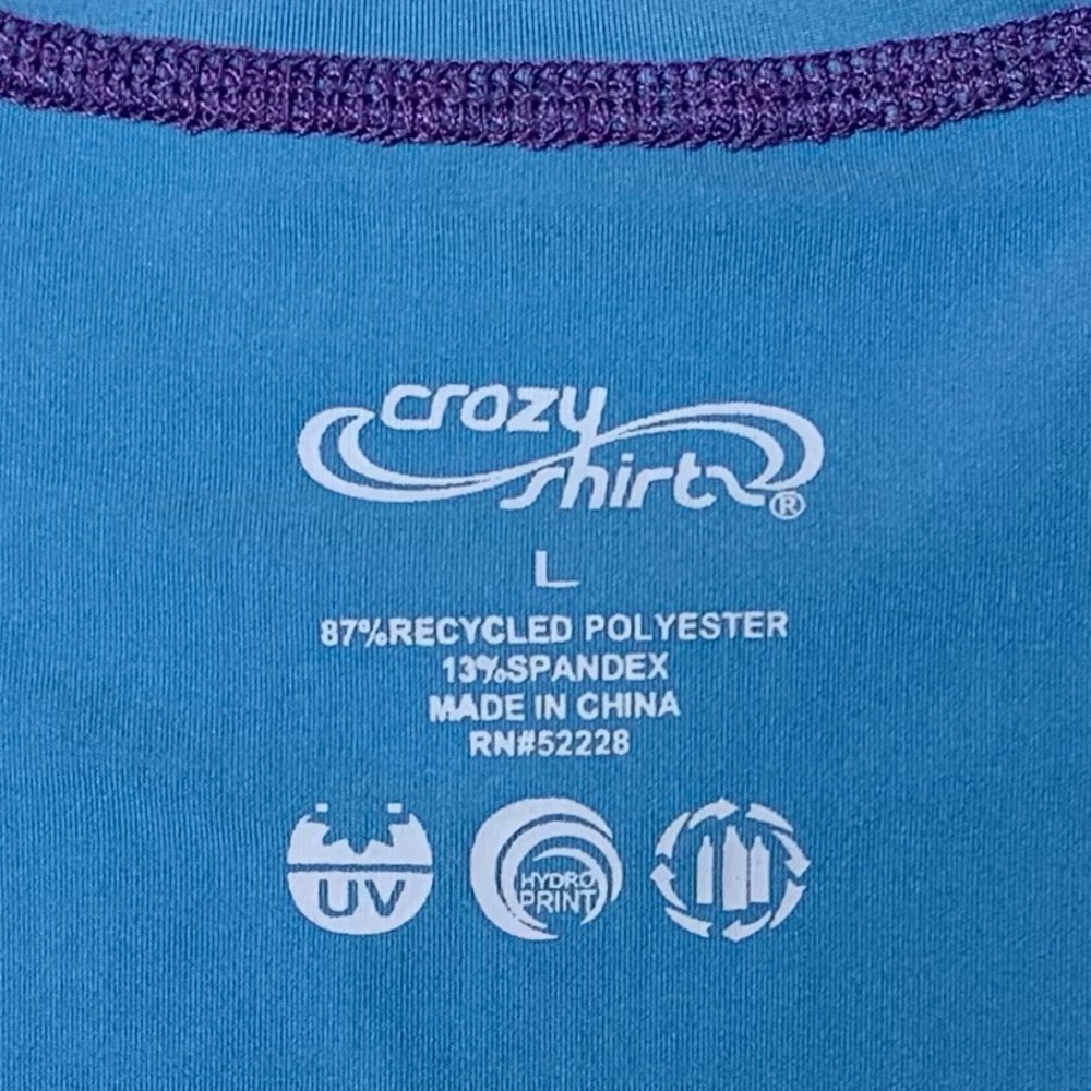 Crazy Shirts UV Water Shirt Short Sleeve Rash Guard - Picture 9 of 12
